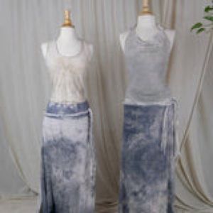 Sinew moon O&E Birdsong Maxi Skirt: Stealin' Hemp Thermal XS brand new